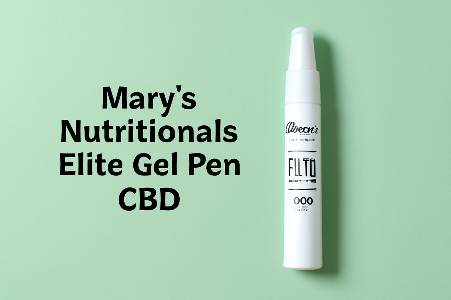 marys nutritionals elite gel pen cbd